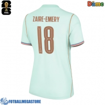 Fotballdrakt Dame Frankrike Warren Zaire-Emery #18 Bortedrakt VM 2026 Kortermet